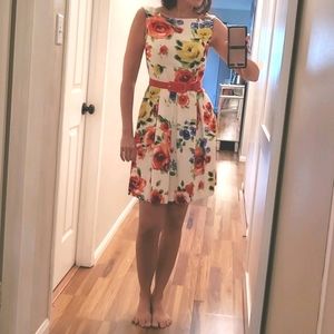 🤑4 for $60💞 Tahari fit and flare dressy casual dress sz 2